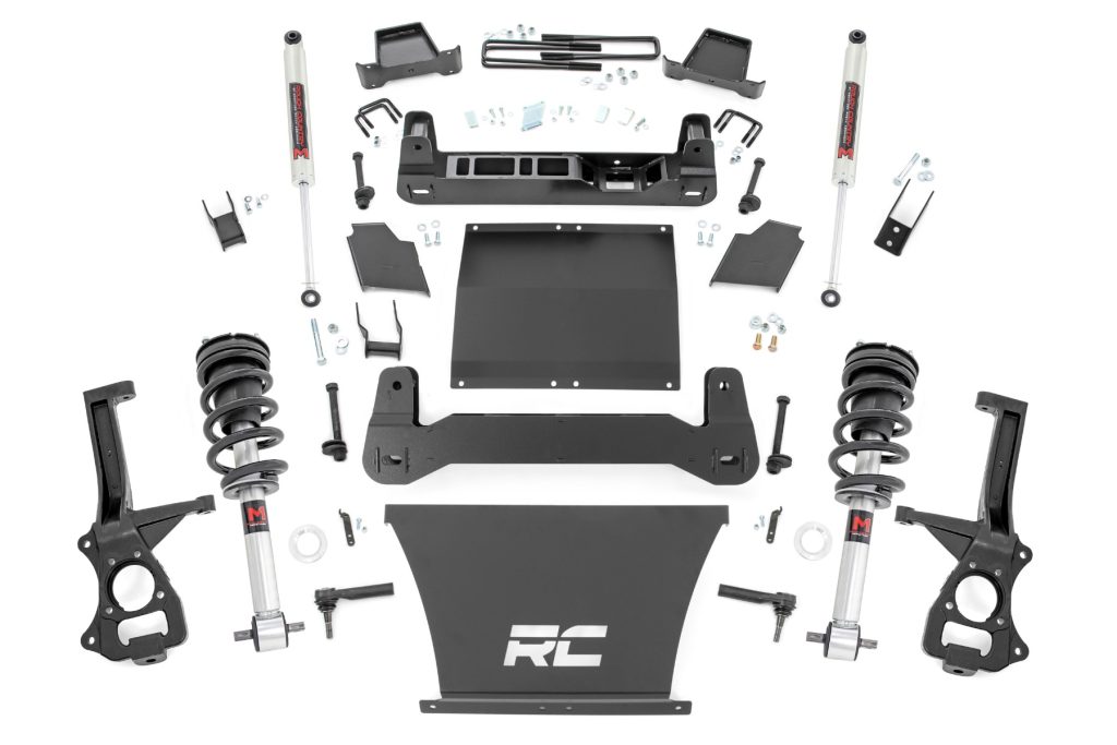 Rough Country 4 Inch Lift Kit AT4/Trailboss M1/M1 Chevy/GMC Sierra 1500 (19-24)/Silverado 1500 (19-24)