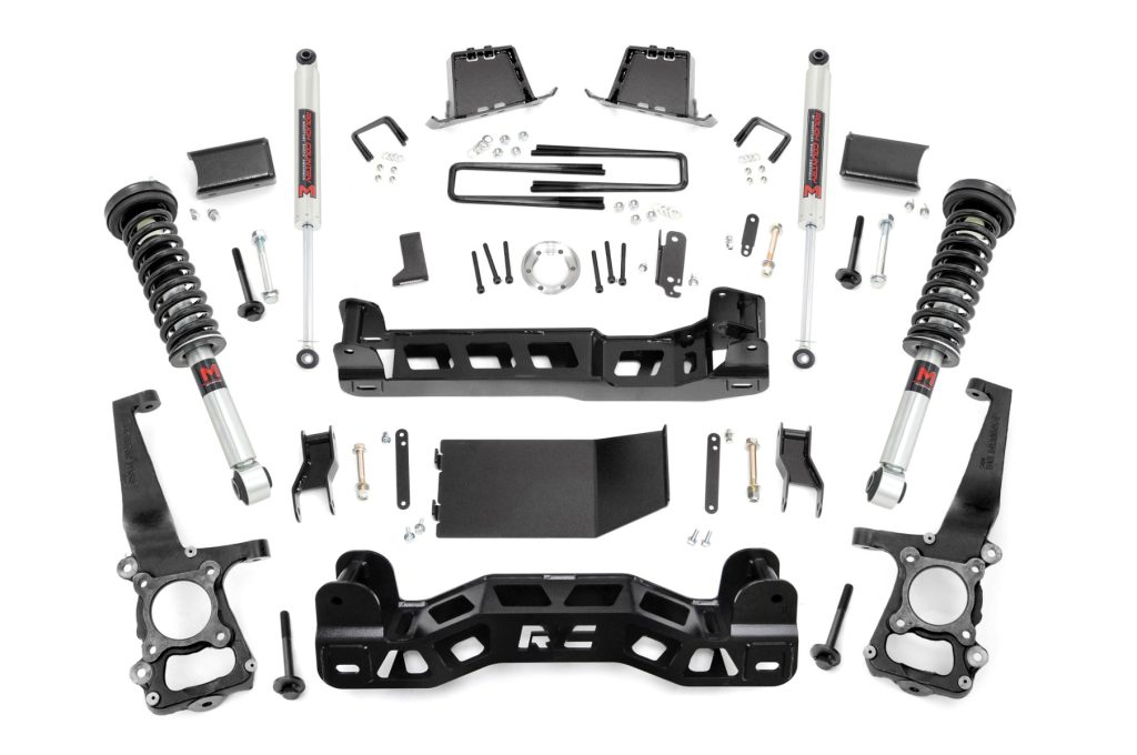 Rough Country 6 Inch Lift Kit M1 Struts/M1 Ford F-150 4WD (2011-2013)