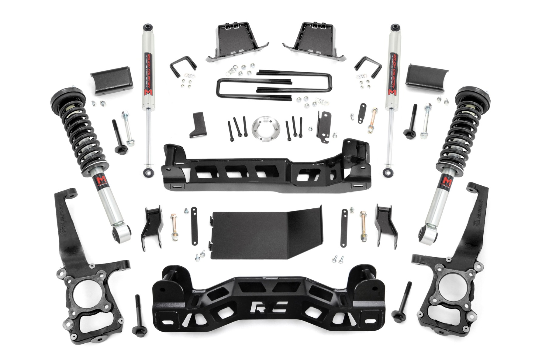 Rough Country 6 Inch Lift Kit M1 Struts/M1 Ford F-150 4WD (2011-2013)