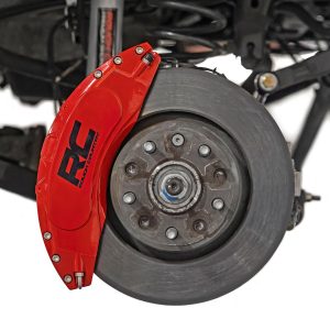 Rough Country Caliper Covers Rear Red Sport Jeep Wrangler JL (18-26)/Wrangler Unlimited (18-26)