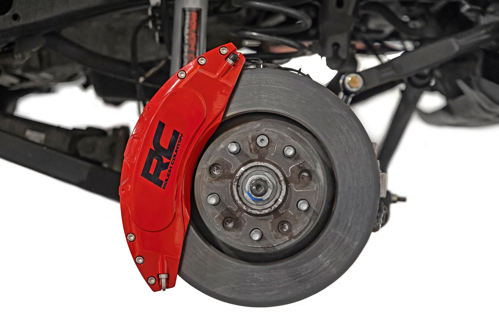 Rough Country Caliper Covers Rear Red Non-Sport Jeep Wrangler JL (18-26)/Wrangler Unlimited (18-26)