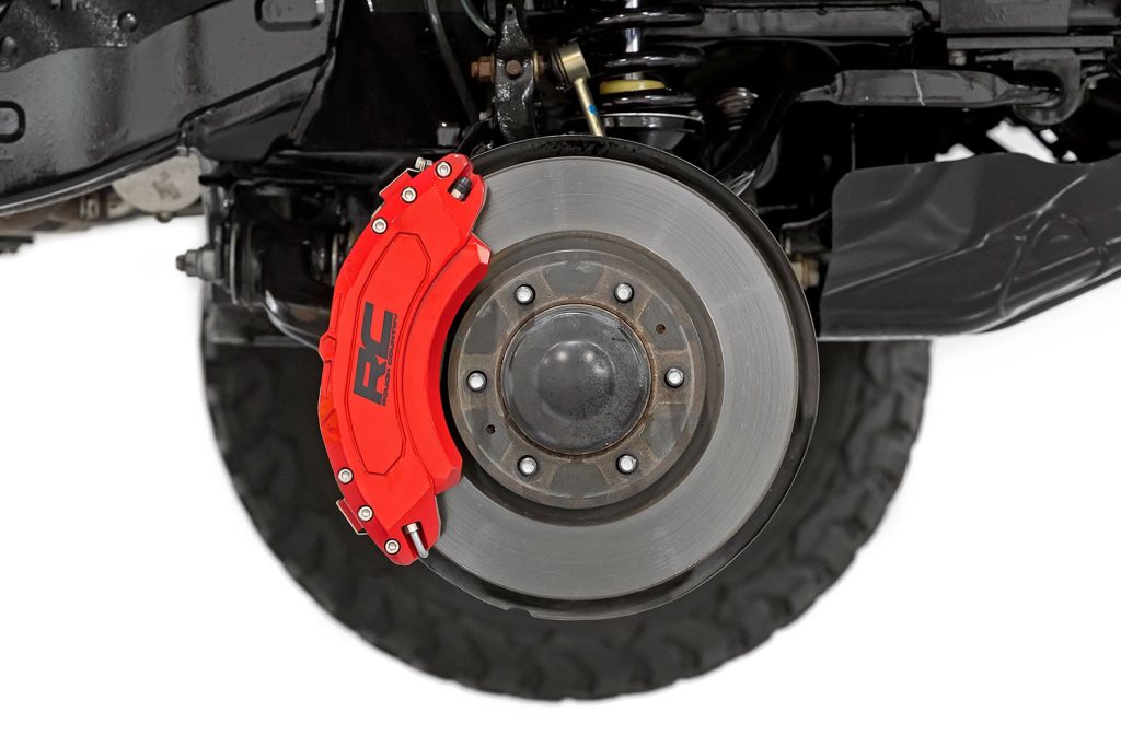 Rough Country Caliper Covers Rear Red Ford F-150 2WD/4WD (2021-2026)