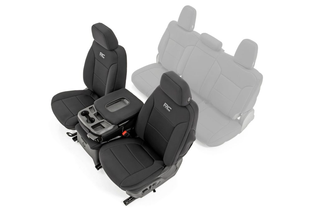 Rough Country Seat Covers FR 40/20/40 Chevy/GMC Sierra 1500 (19-26)/Silverado 1500 (19-26)