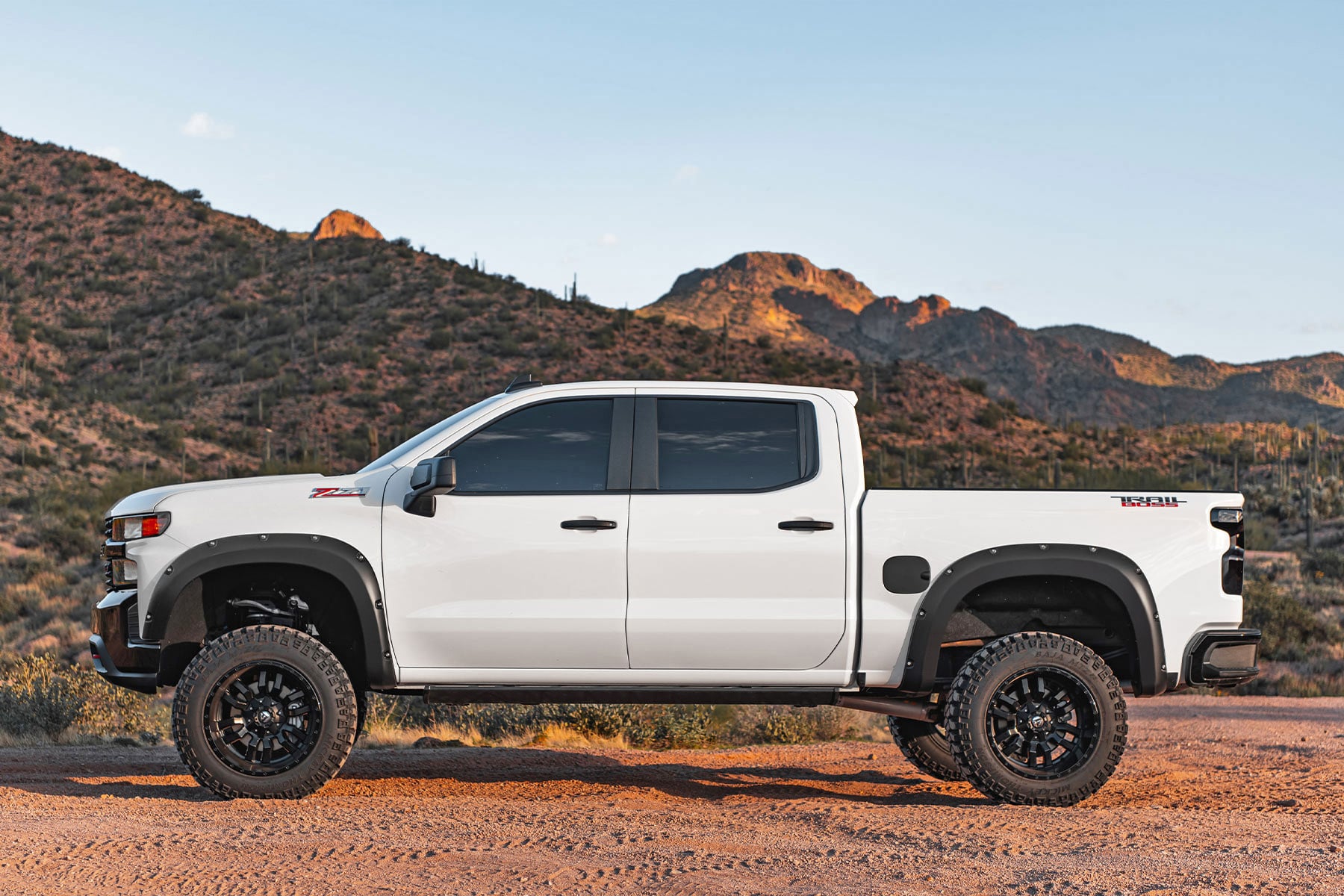 Rough Country Pocket Fender Flares G7C Red Hot Chevy Silverado 1500 2WD/4WD (2022-2026)