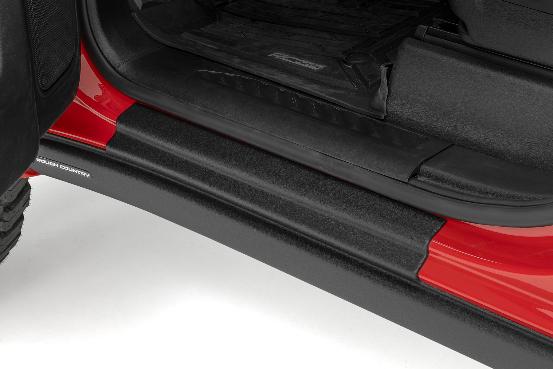 Rough Country Trail Cladding Rocker Sill Plates Chevy Silverado 1500 2WD/4WD (19-26)