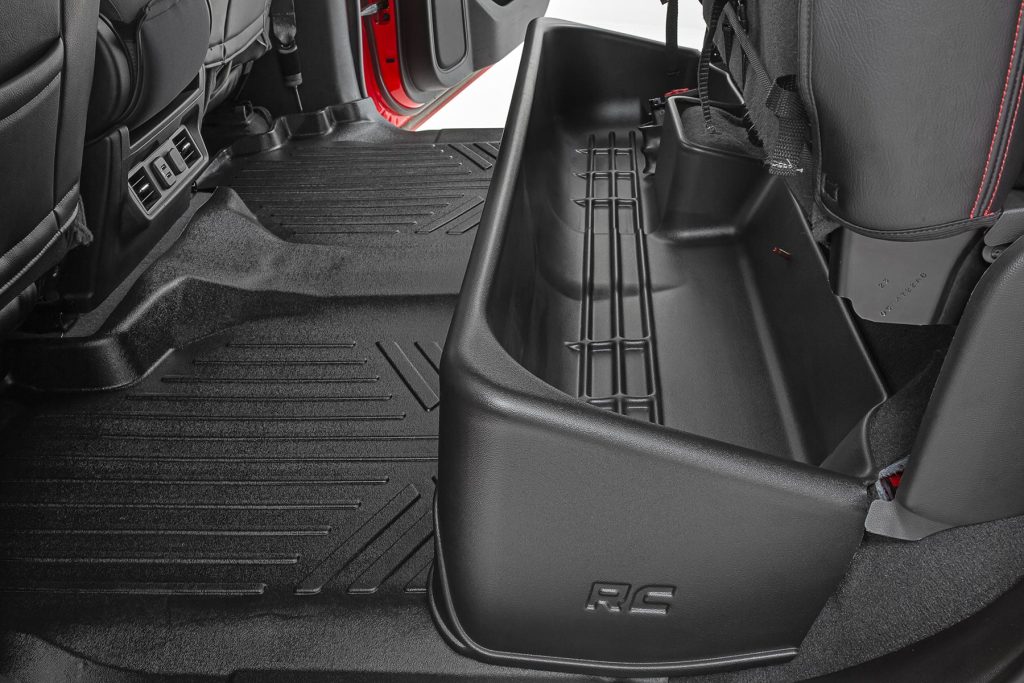 Rough Country Under Seat Storage Crew Cab Chevy/GMC 1500/2500HD/3500HD (19-26)