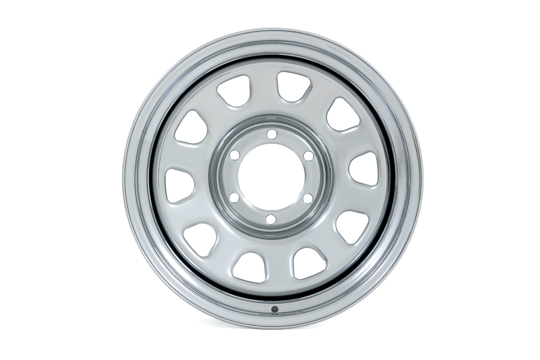 Rough Country Steel Wheel Chrome 15x8 5x5.5 4.25 Bore -19mm
