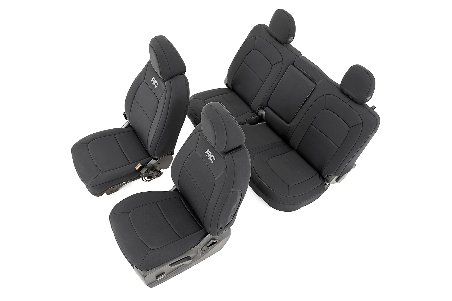 Rough Country Seat Covers Front Bucket Rear Bench Chevy/GMC Canyon/Colorado (15-22)