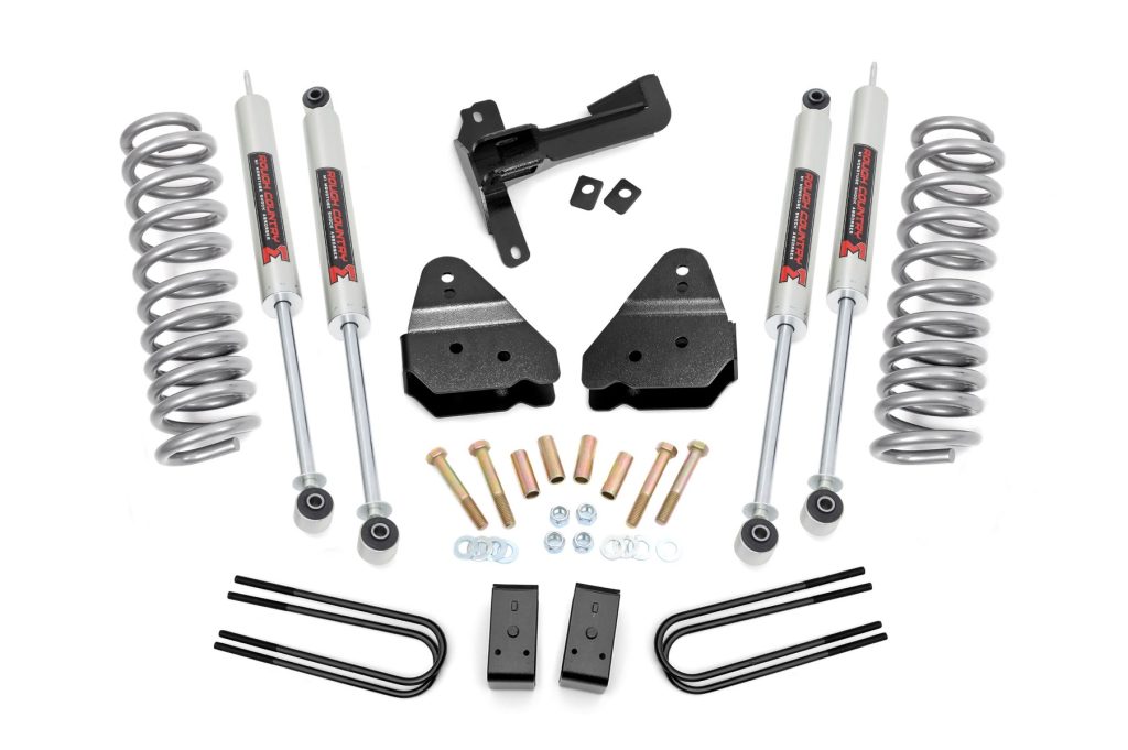Rough Country 3 Inch Lift Kit M1 Front Diesel Coils Ford F-250 Super Duty 4WD (17-22)