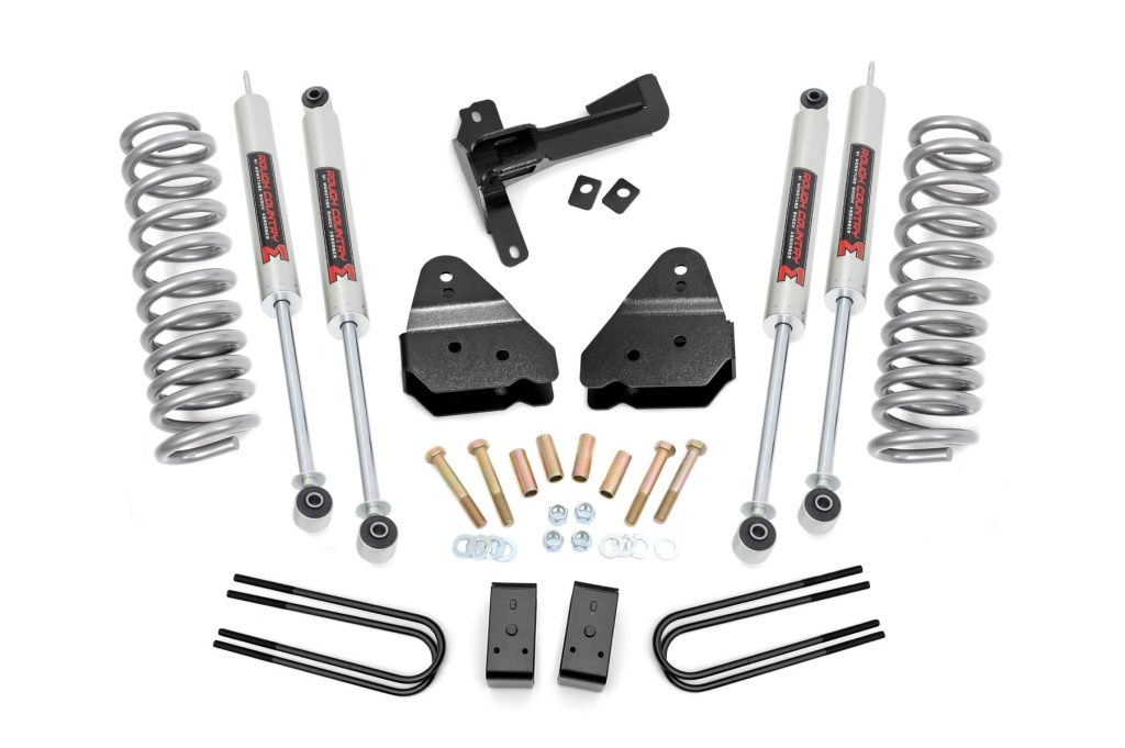 Rough Country 3 Inch Lift Kit M1 Front Gas Coils Ford F-250 Super Duty 4WD (17-22)
