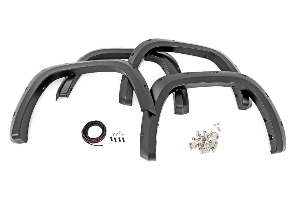 Rough Country Pocket Fender Flares 1K6 Ice Edge Toyota Tundra 2WD/4WD (2022-2026)