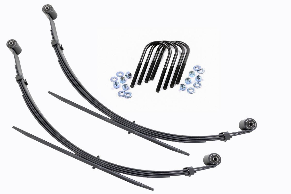 Rough Country Rear Leaf Springs 4β³ Lift Pair Ford F-250/F-350 Super Duty 4WD (99-04)