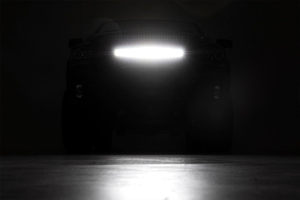 Rough Country 30 Inch Black Series LED Light Bar Curved Dual Row
