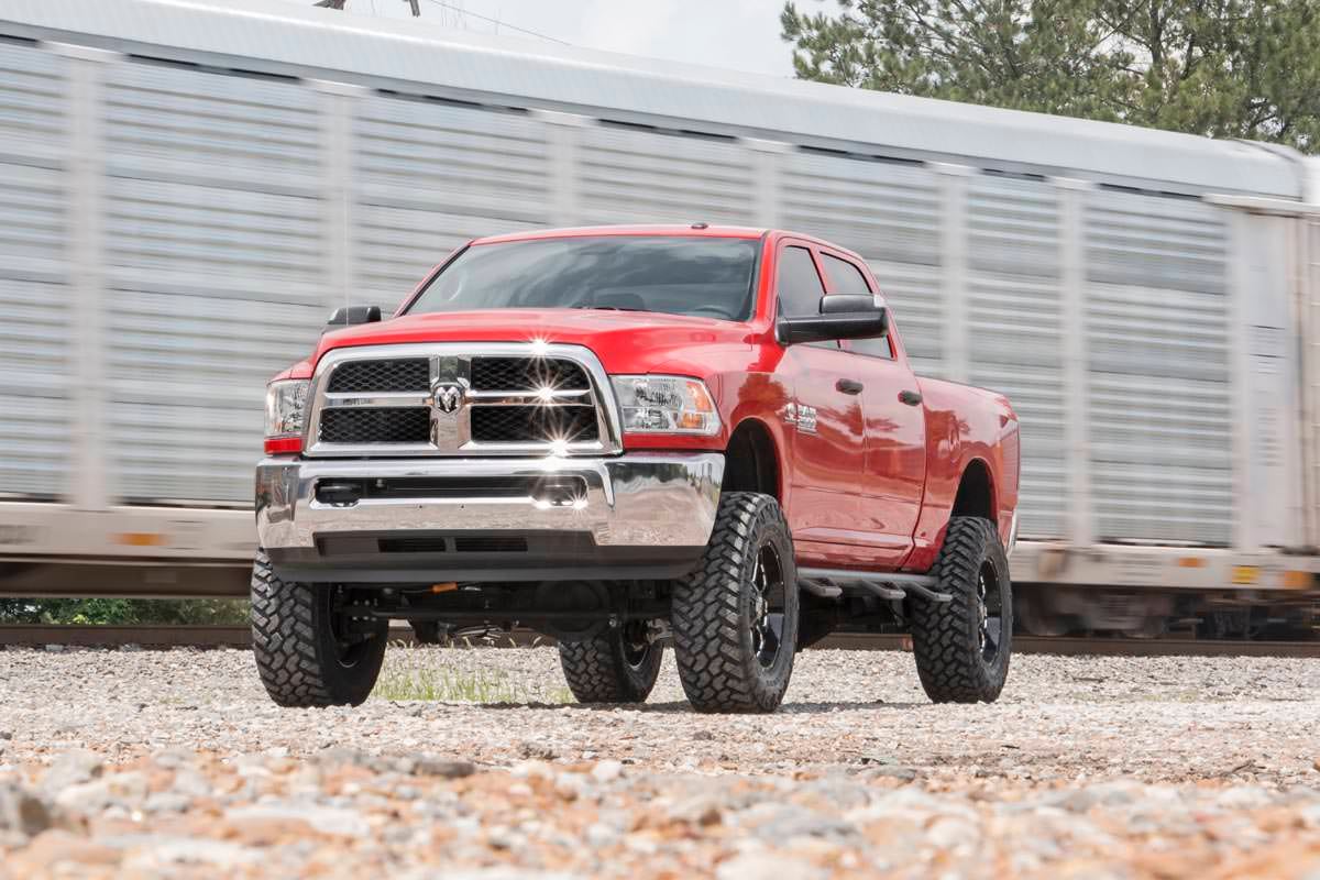 Rough Country 5 Inch Lift Kit FR Spacer Radius Arm Drop Ram 2500 4WD (2014-2018)