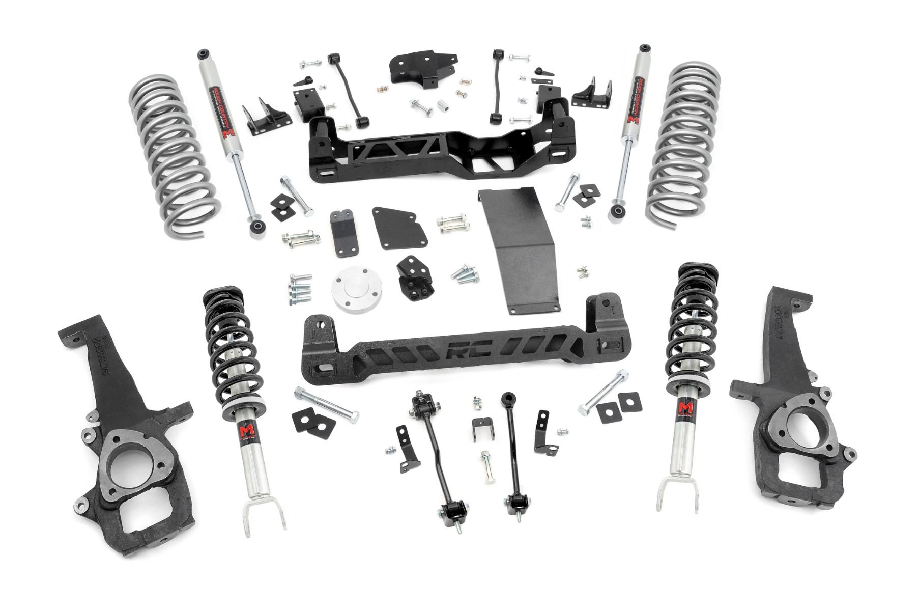 Rough Country 6 Inch Lift Kit M1 Struts/M1 Ram 1500 4WD (2012-2018 & Classic)