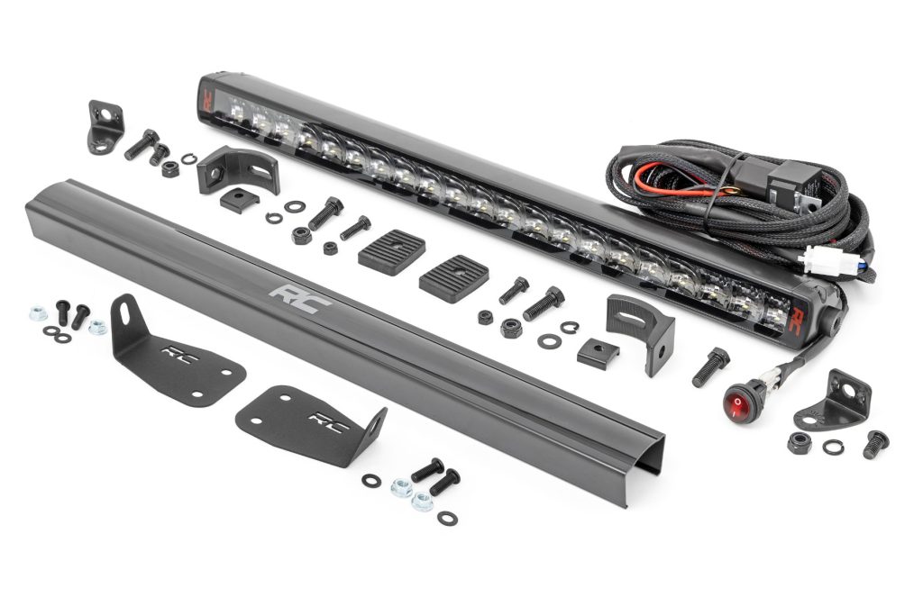 Rough Country LED Light Kit Bumper Mount 20β³ Spectrum Single Row Ford Bronco Sport (21-26)