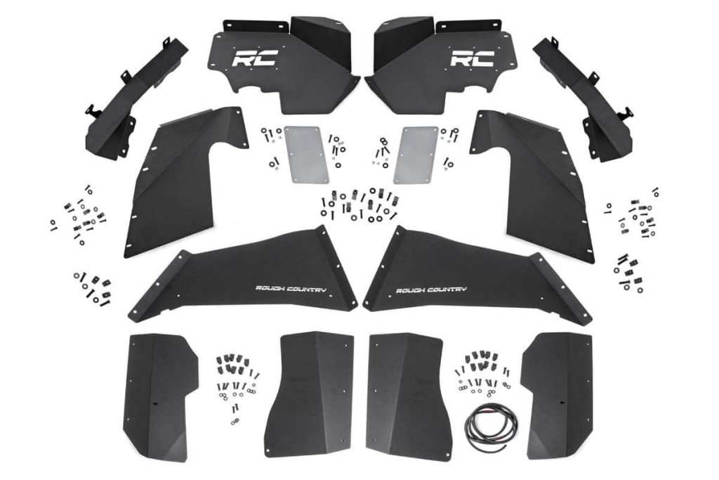 Rough Country Inner Fenders FR & RR Vertex Jeep Wrangler JK/Wrangler Unlimited (07-18)