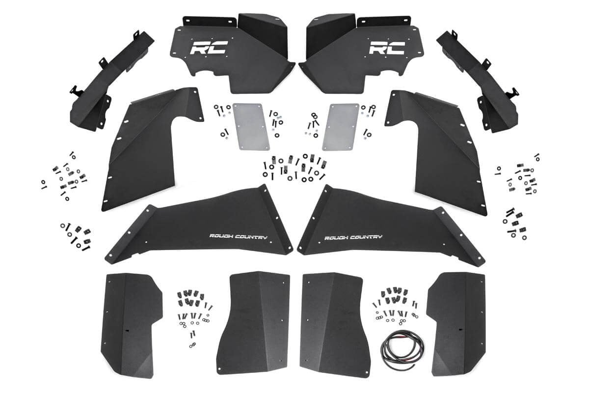 Rough Country Inner Fenders FR & RR Vertex Jeep Wrangler JK/Wrangler Unlimited (07-18)