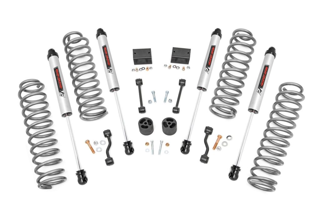 Rough Country 2.5 Inch Lift Kit Coils V2 Jeep Wrangler JL 4WD (2024-2026)