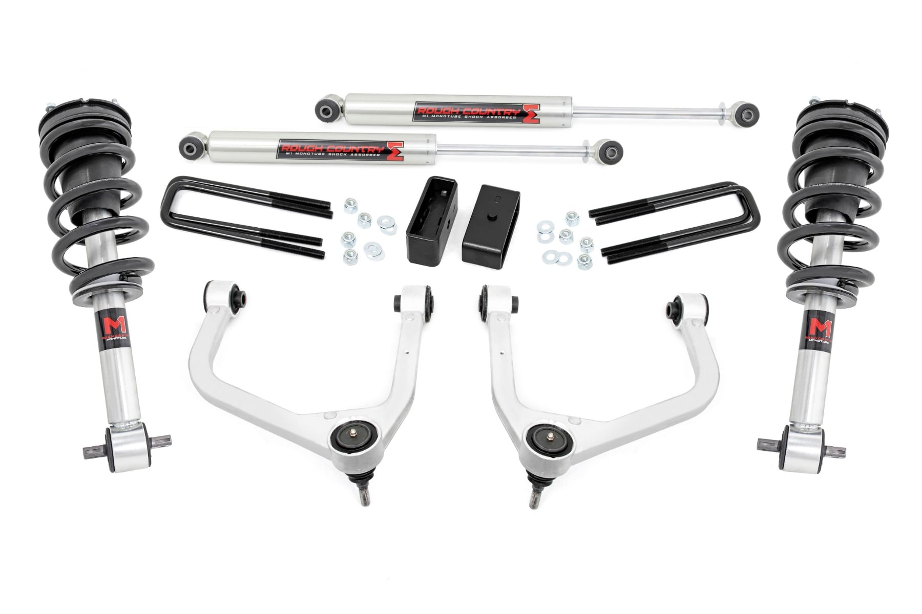 Rough Country 3.5 Inch Lift Kit M1 Struts/M1 GMC Sierra 1500 2WD/4WD (2019-2024)