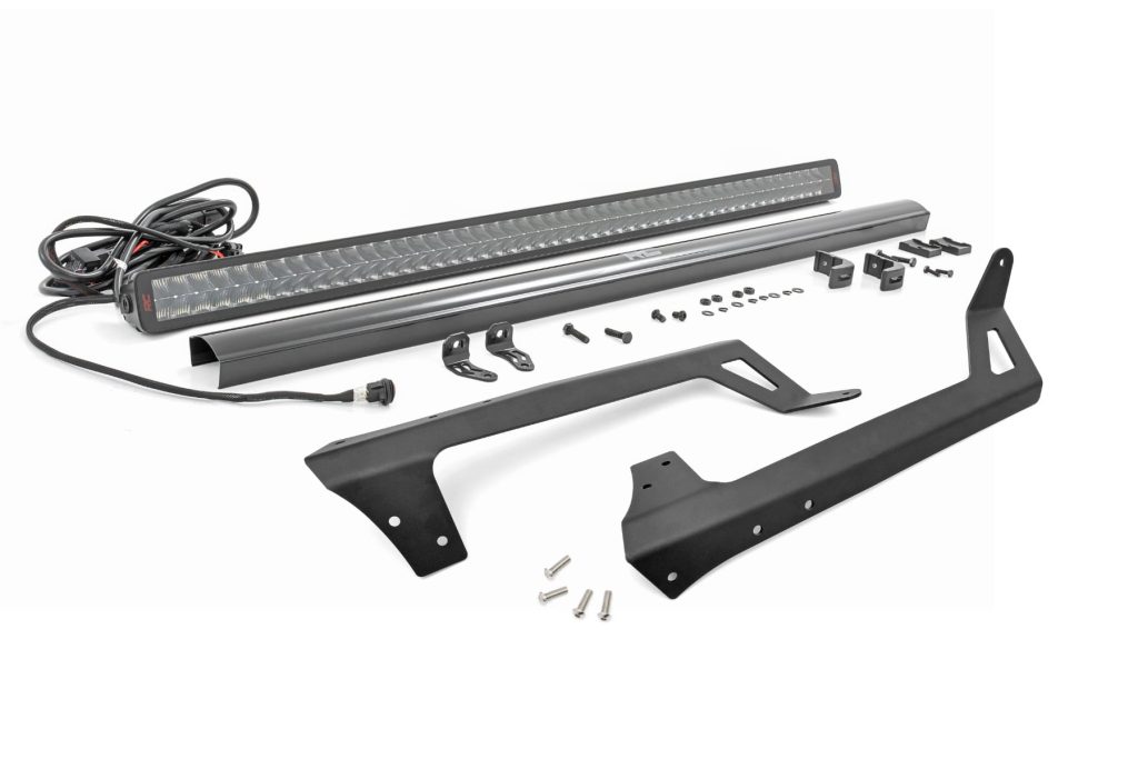 Rough Country LED Light Kit Windshield 50β³ Spectrum Dual Row Jeep Wrangler JK/Wrangler Unlimited (07-18)