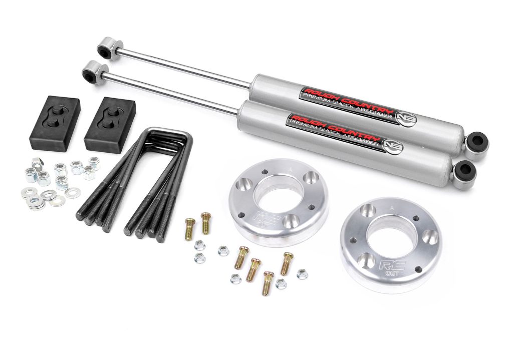 Rough Country 2 Inch Lift Kit Alum Spacer Ford F-150 2WD/4WD (2014-2020)