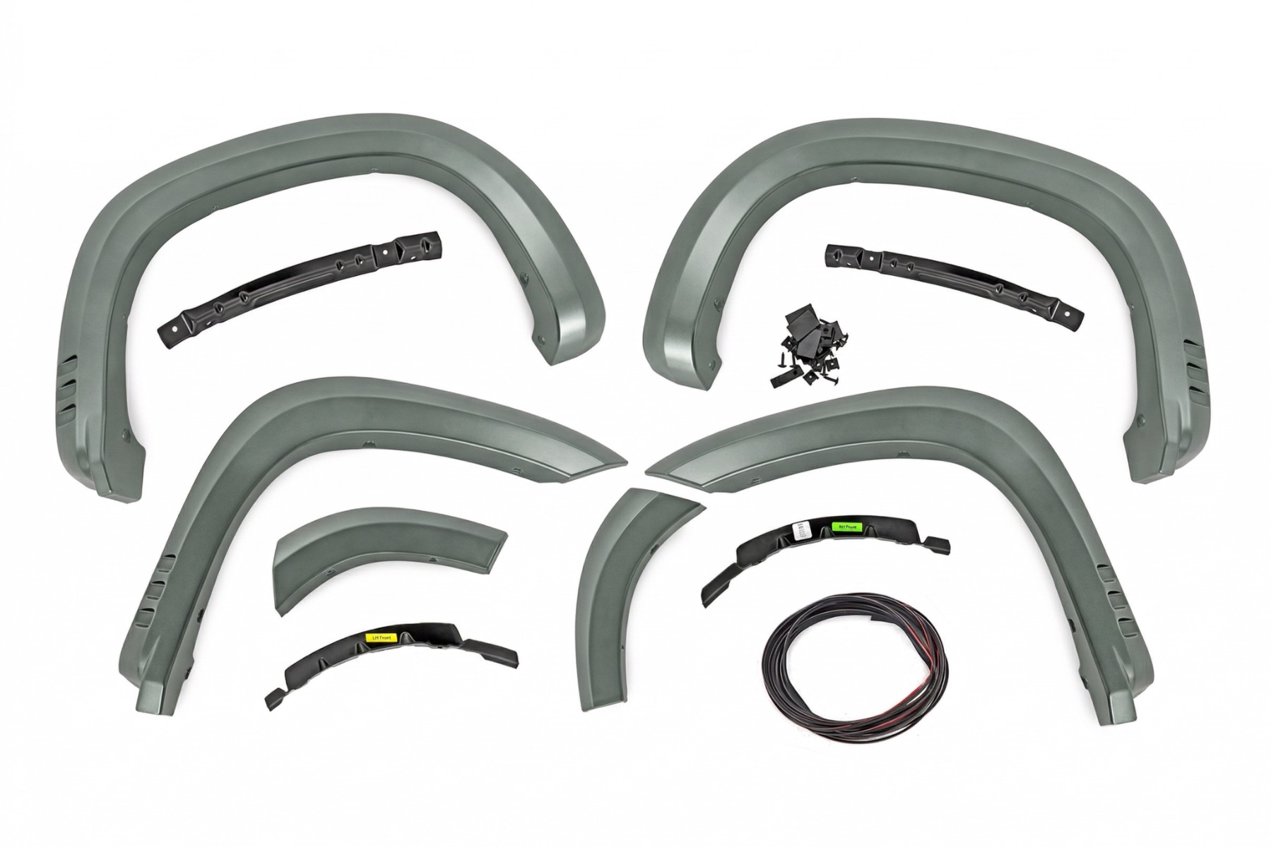 Rough Country SF1 Fender Flares GBD Cypress Gray Chevy Silverado 1500 2WD/4WD (19-26)