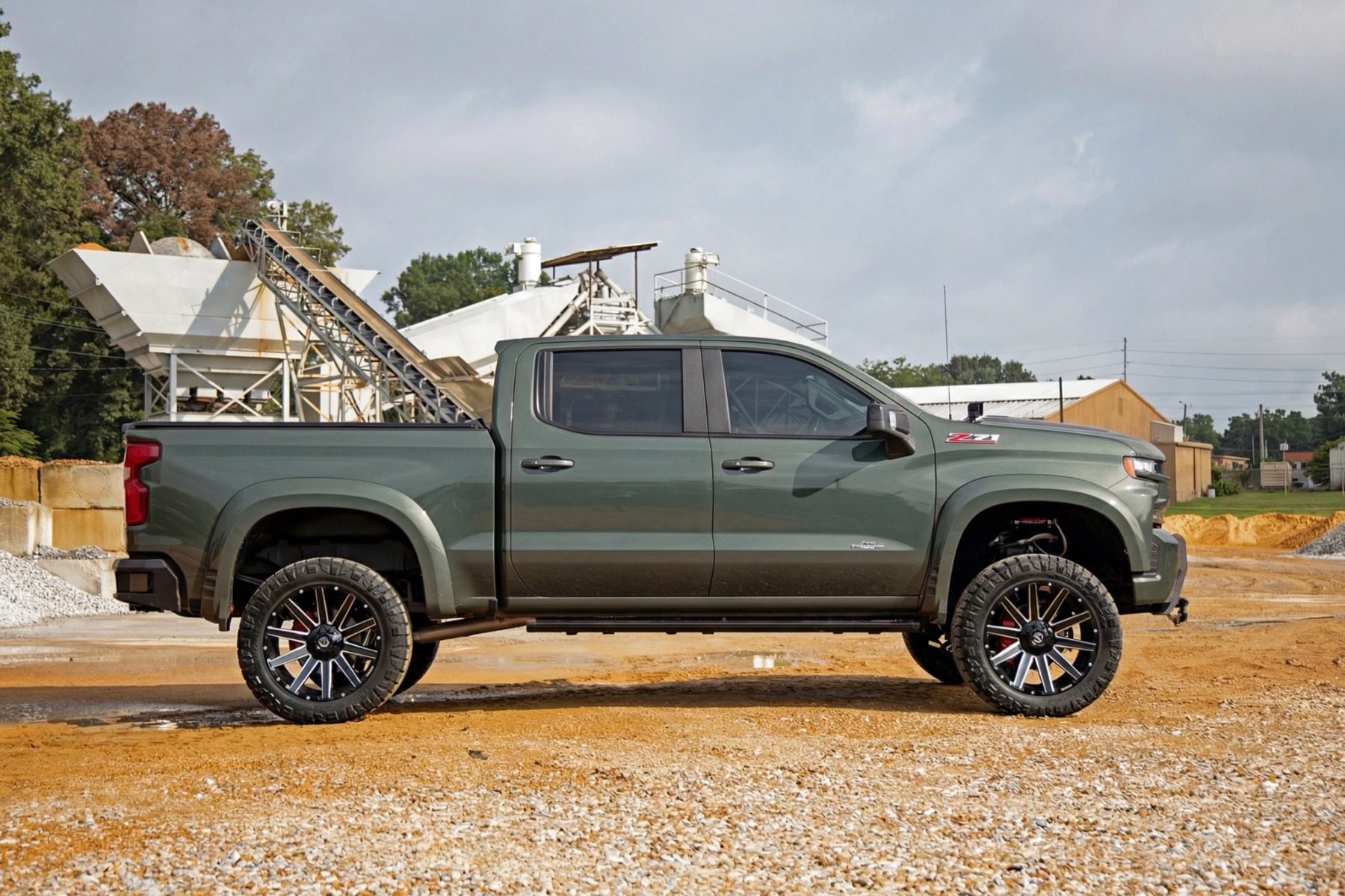 Rough Country SF1 Fender Flares GBD Cypress Gray Chevy Silverado 1500 2WD/4WD (19-26)