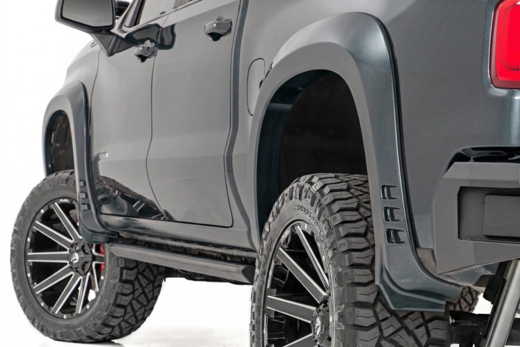 Rough Country SF1 Fender Flares G6M Dark Ash Chevy Silverado 1500 2WD/4WD (2019-2026)