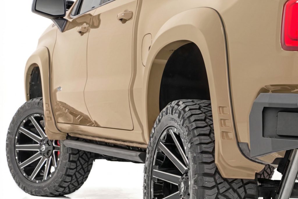 Rough Country SF1 Fender Flares GTL Desert Sand Chevy Silverado 1500 2WD/4WD (19-26)