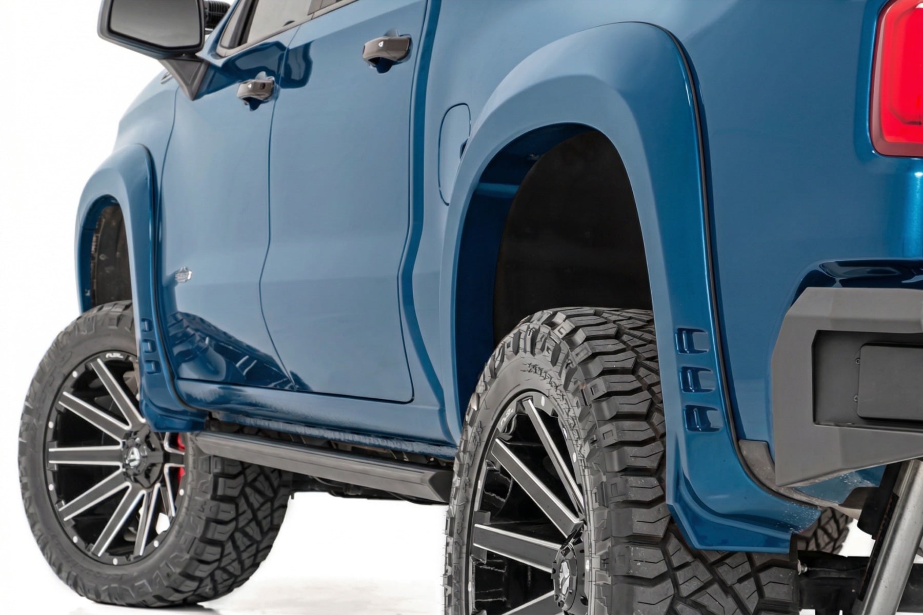 Rough Country SF1 Fender Flares GXP Lakeshore Blue Chevy Silverado 1500 2WD/4WD (19-26)