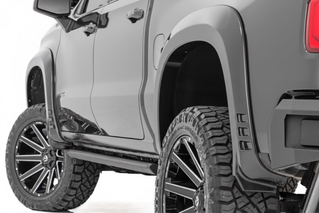 Rough Country SF1 Fender Flares GJI Shadow Gray Chevy Silverado 1500 2WD/4WD (19-26)