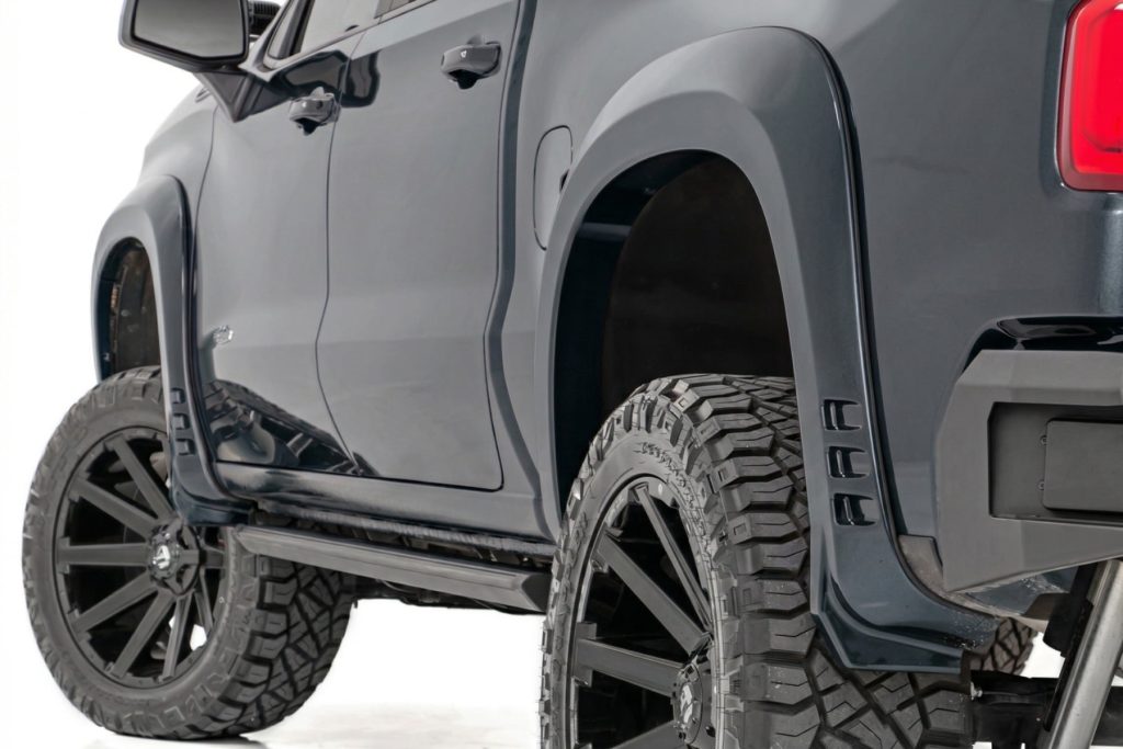 Rough Country SF1 Fender Flares GXG Tungsten Chevy Silverado 1500 2WD/4WD (2019-2026)