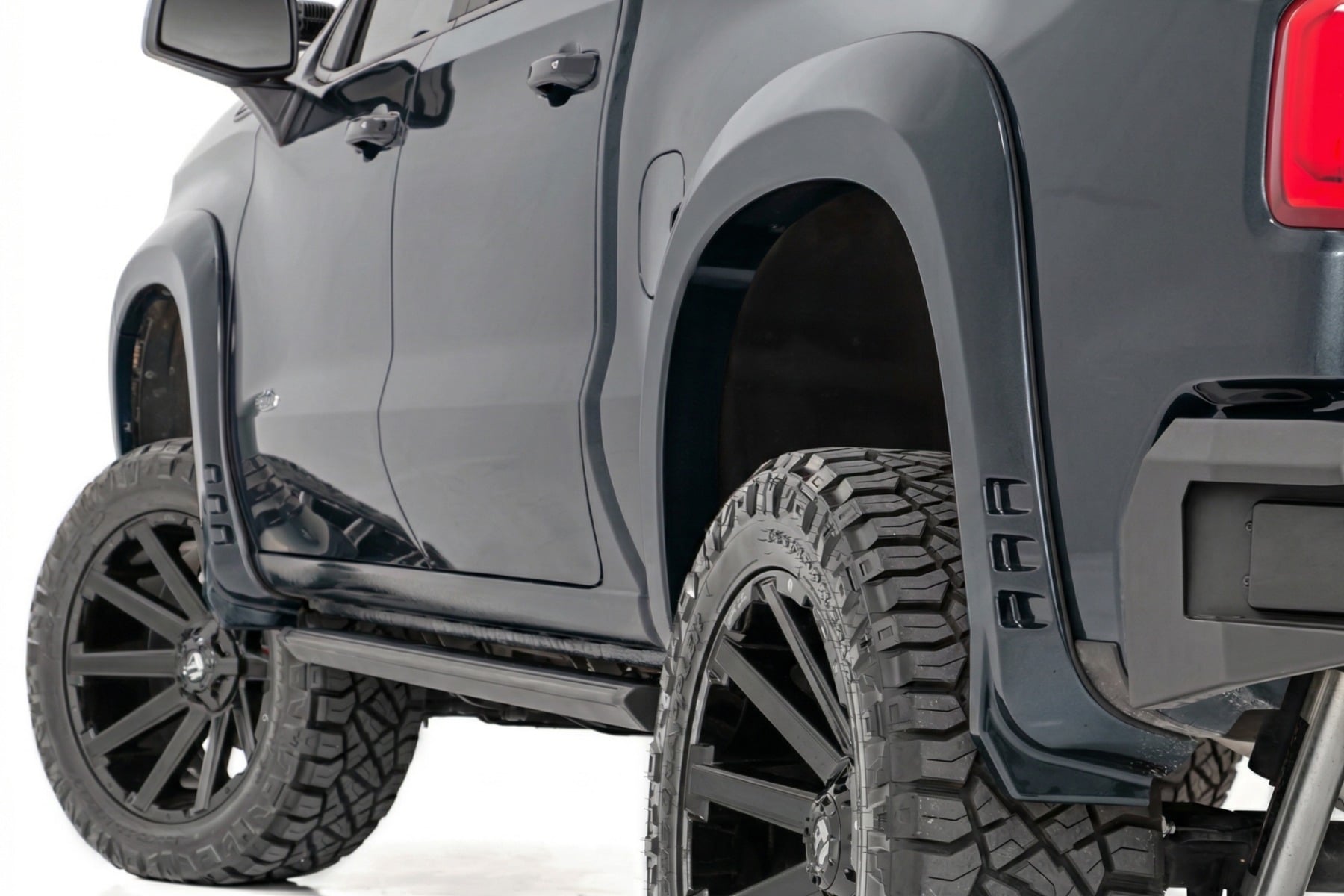 Rough Country SF1 Fender Flares GXG Tungsten Chevy Silverado 1500 2WD/4WD (2019-2026)