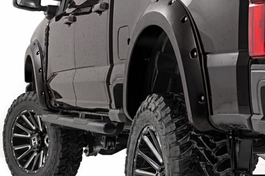 Rough Country Pocket Fender Flares UM Agate Black Ford F-250/F-350 Super Duty (23-26)