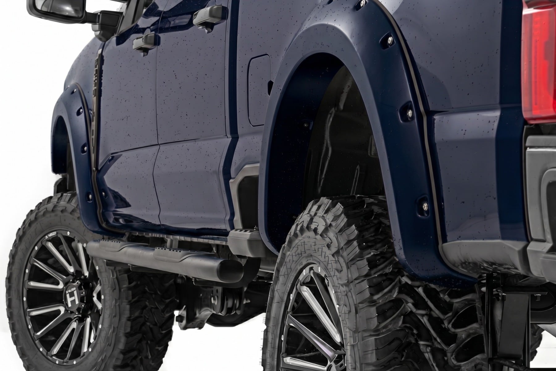 Rough Country Pocket Fender Flares HX Antimatter Blue Ford F-250/F-350 Super Duty (23-26)