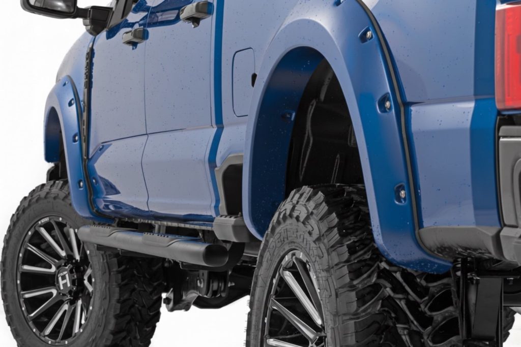 Rough Country Pocket Fender Flares E9 Argon Blue Ford F-250/F-350 Super Duty (23-26)