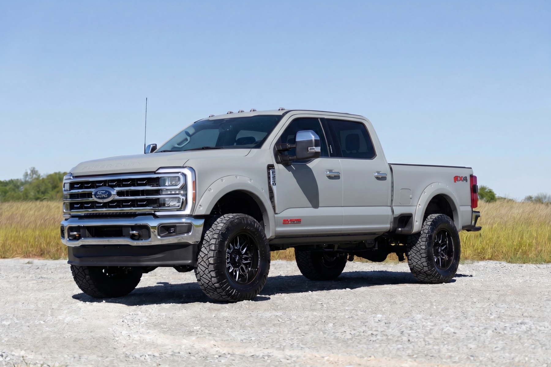 Rough Country Pocket Fender Flares DR Avalanche Ford F-250/F-350 Super Duty (23-26)