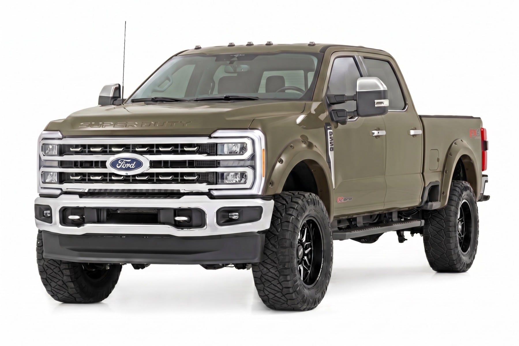 Rough Country Pocket Fender Flares T9 Marsh Gray Ford F-250/F-350 Super Duty (23-26)