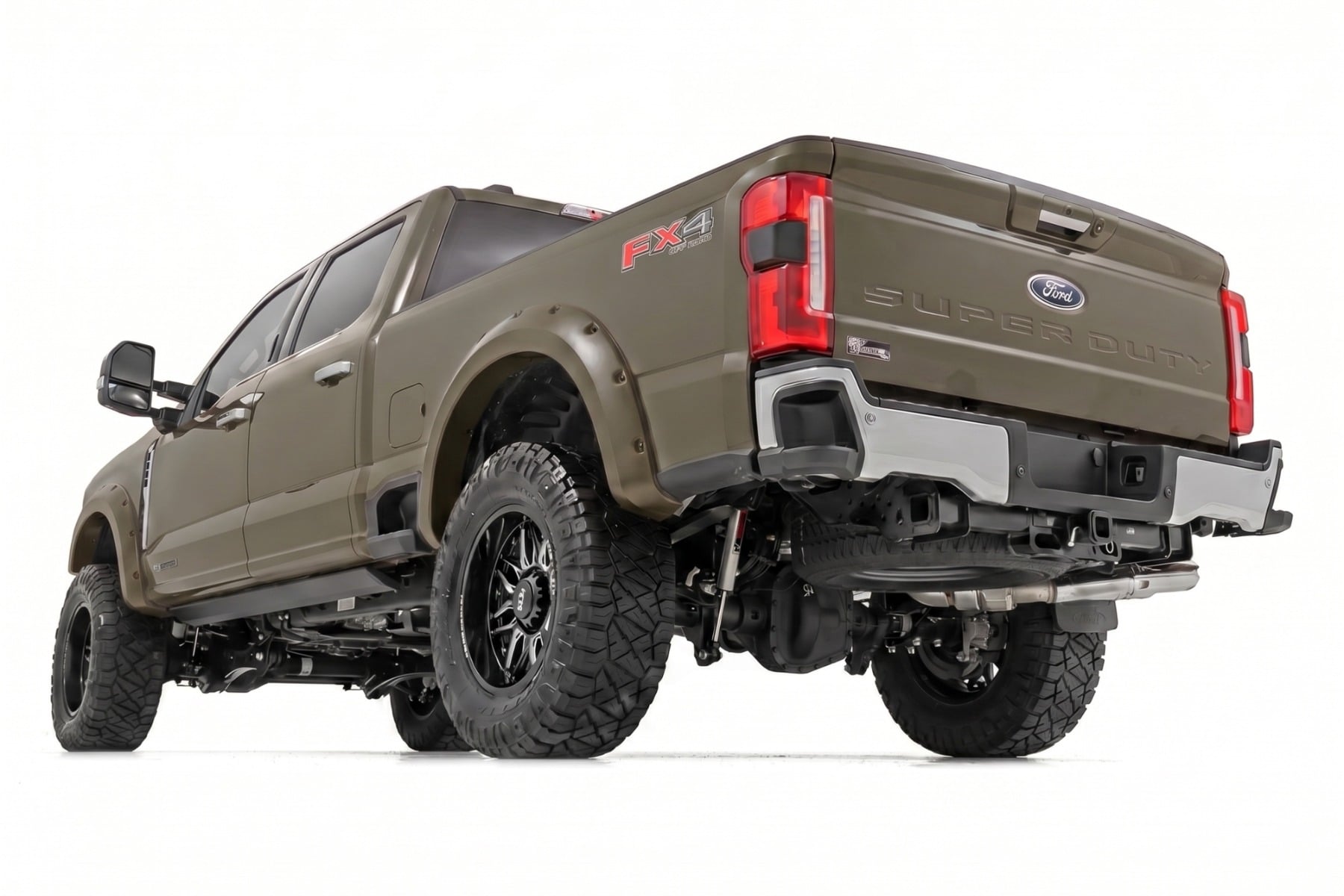 Rough Country Pocket Fender Flares T9 Marsh Gray Ford F-250/F-350 Super Duty (23-26)