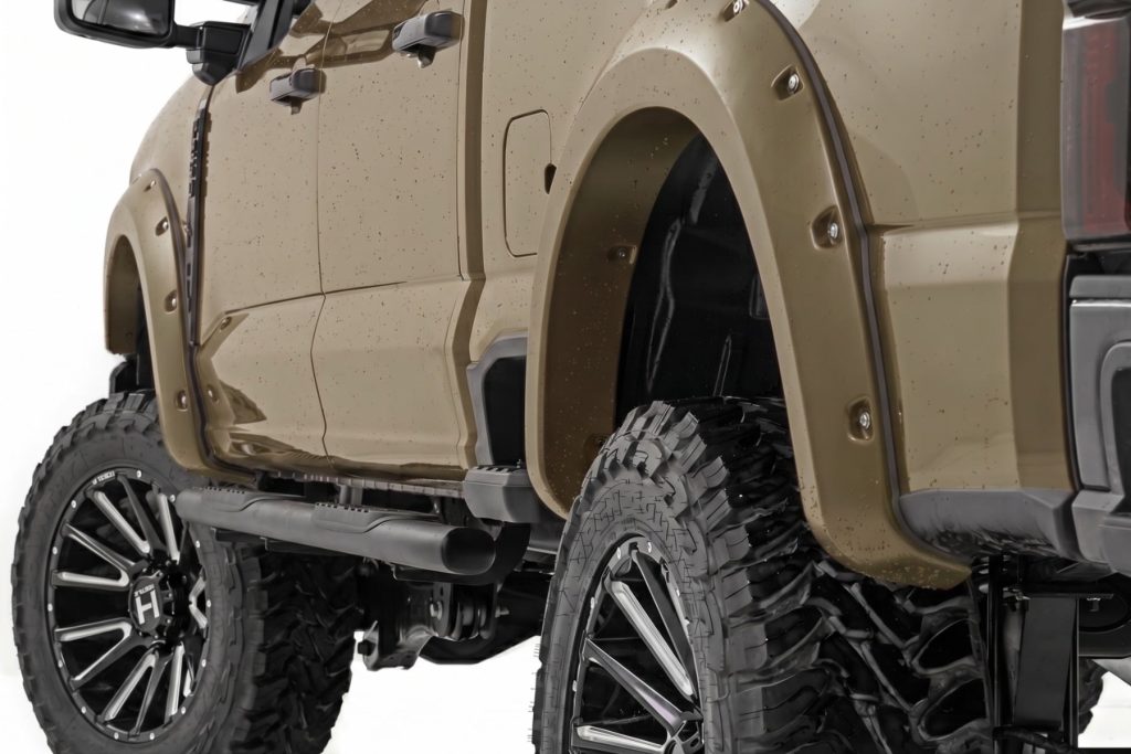 Rough Country Pocket Fender Flares T9 Marsh Gray Ford F-250/F-350 Super Duty (23-26)