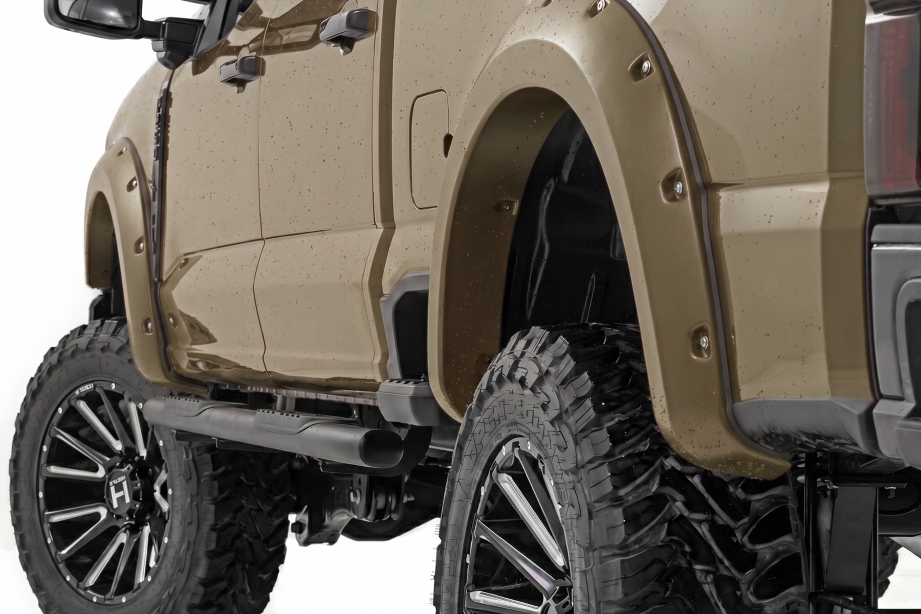 Rough Country Pocket Fender Flares T9 Marsh Gray Ford F-250/F-350 Super Duty (23-26)