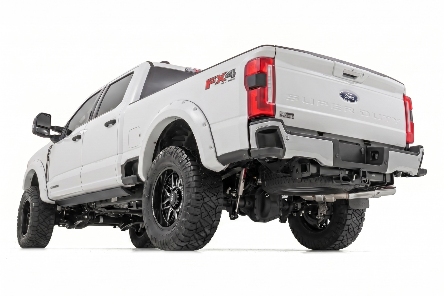 Rough Country Pocket Fender Flares Z1 Oxford White Ford F-250/F-350 Super Duty (23-26)