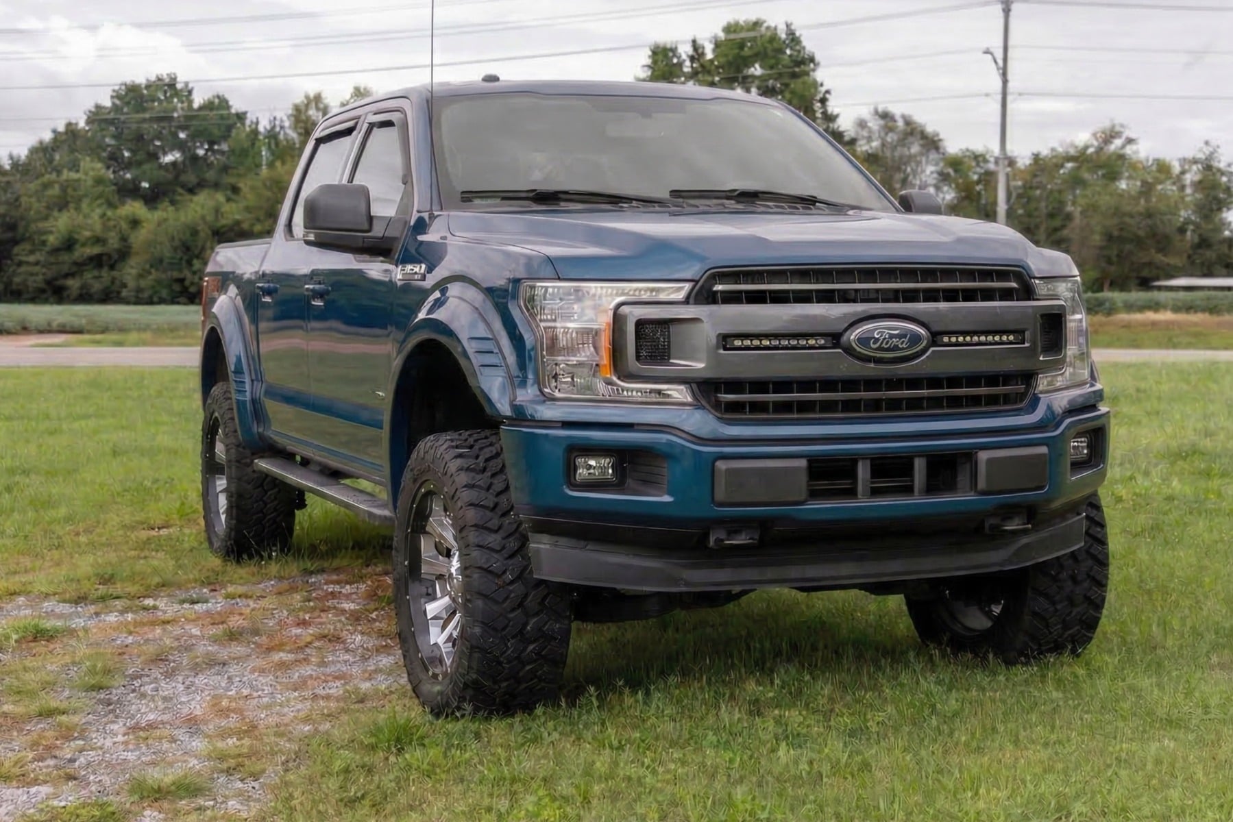 Rough Country SF1 Fender Flares N1 Blue Jeans Ford F-150 2WD/4WD (2015-2017)