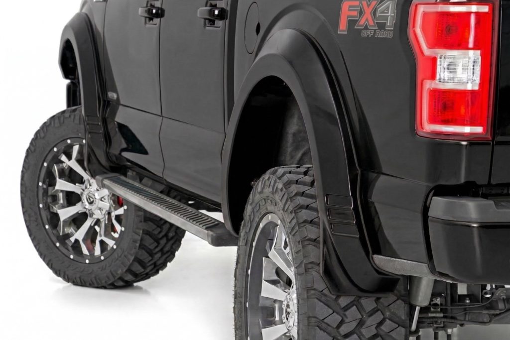 Rough Country SF1 Fender Flares UH Tuxedo Black Metallic Ford F-150 2WD/4WD (15-17)