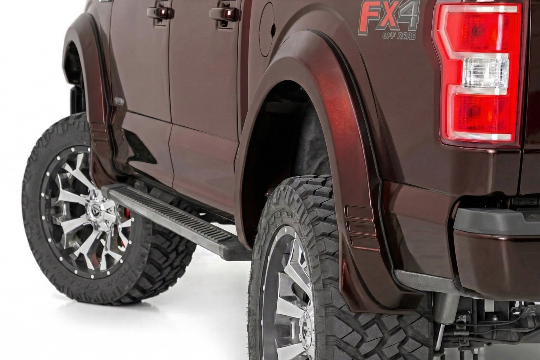 Rough Country SF1 Fender Flares E2 Magma Red Ford F-150 2WD/4WD (2018-2020)