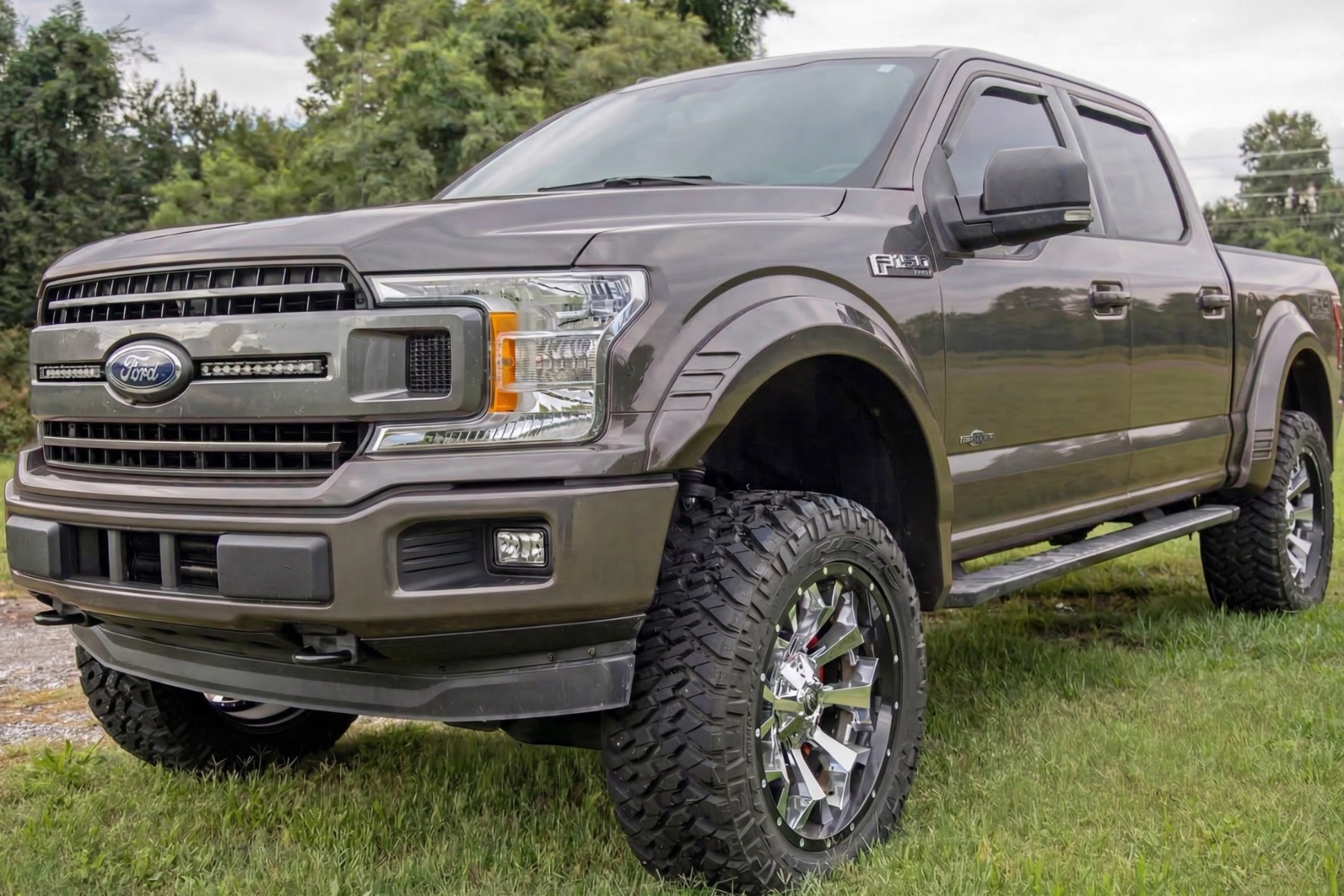 Rough Country SF1 Fender Flares D1 Stone Gray Ford F-150 2WD/4WD (2018-2020)