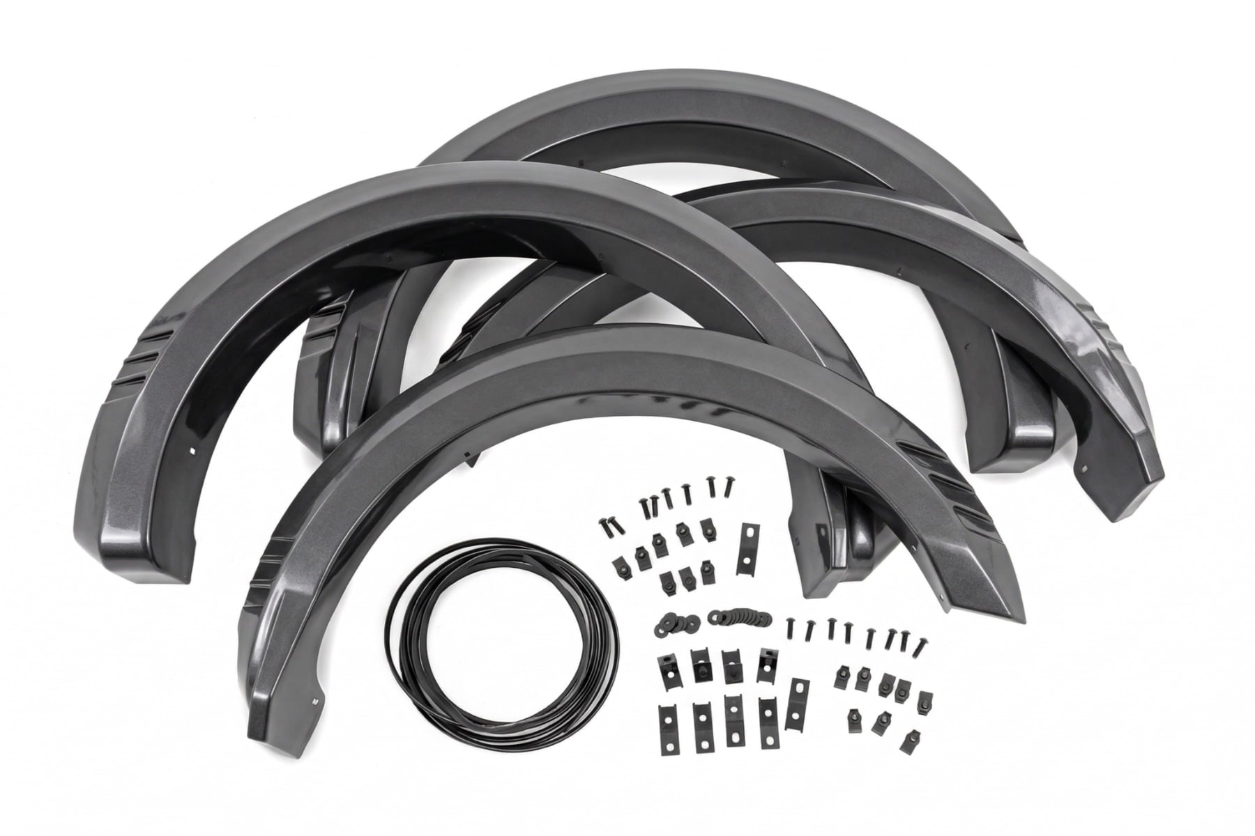 Rough Country SF1 Fender Flares M7 Carbonized Gray Ford F-150 2WD/4WD (2021-2026)