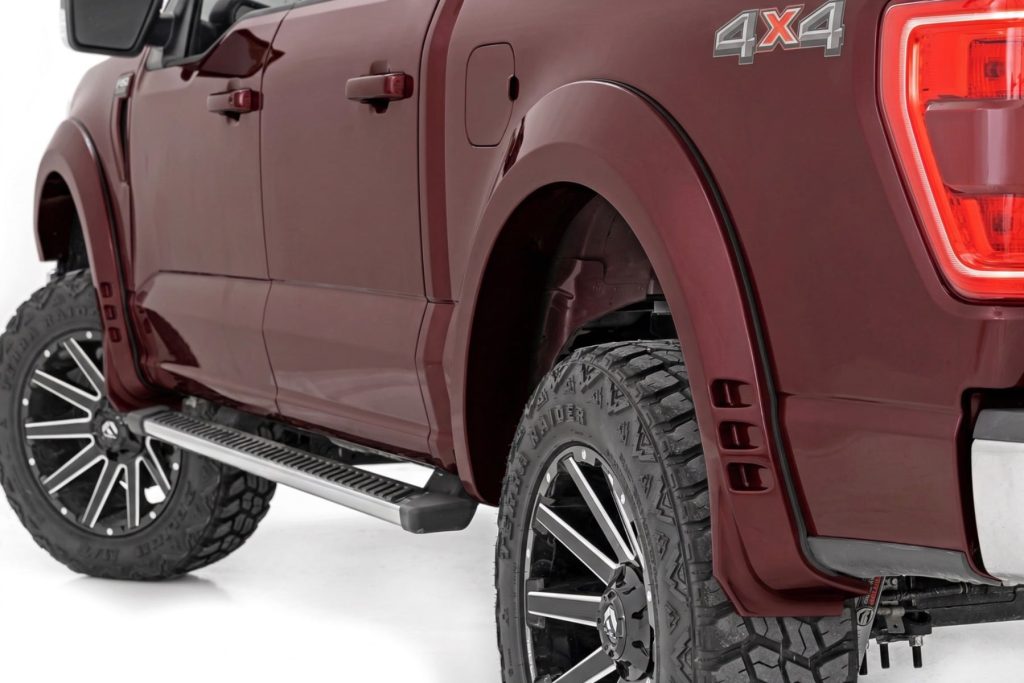 Rough Country SF1 Fender Flares E2 Magma Red Ford F-150 2WD/4WD (2021-2026)
