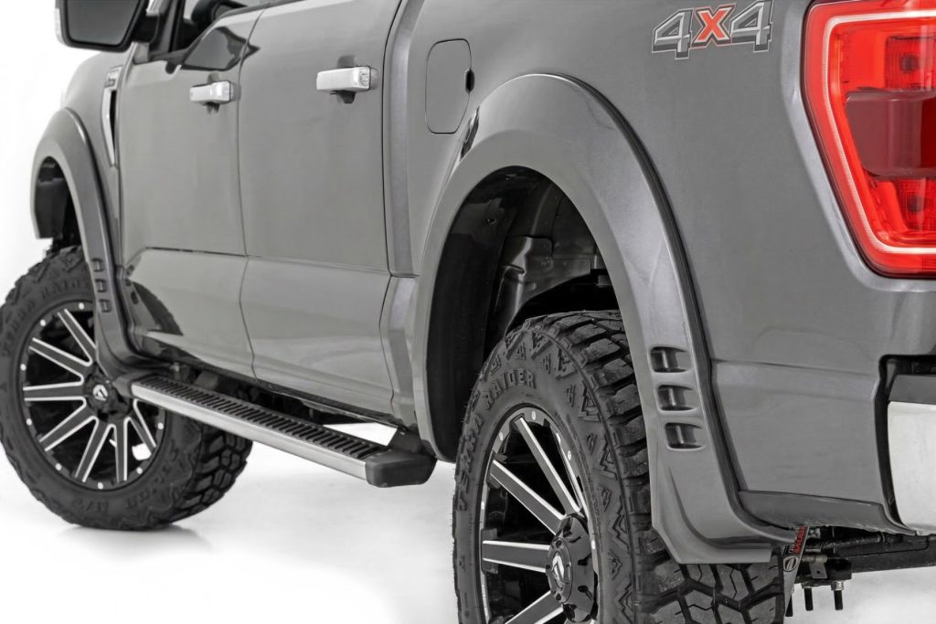 Rough Country SF1 Fender Flares D1 Stone Gray Ford F-150 2WD/4WD (2021-2026)